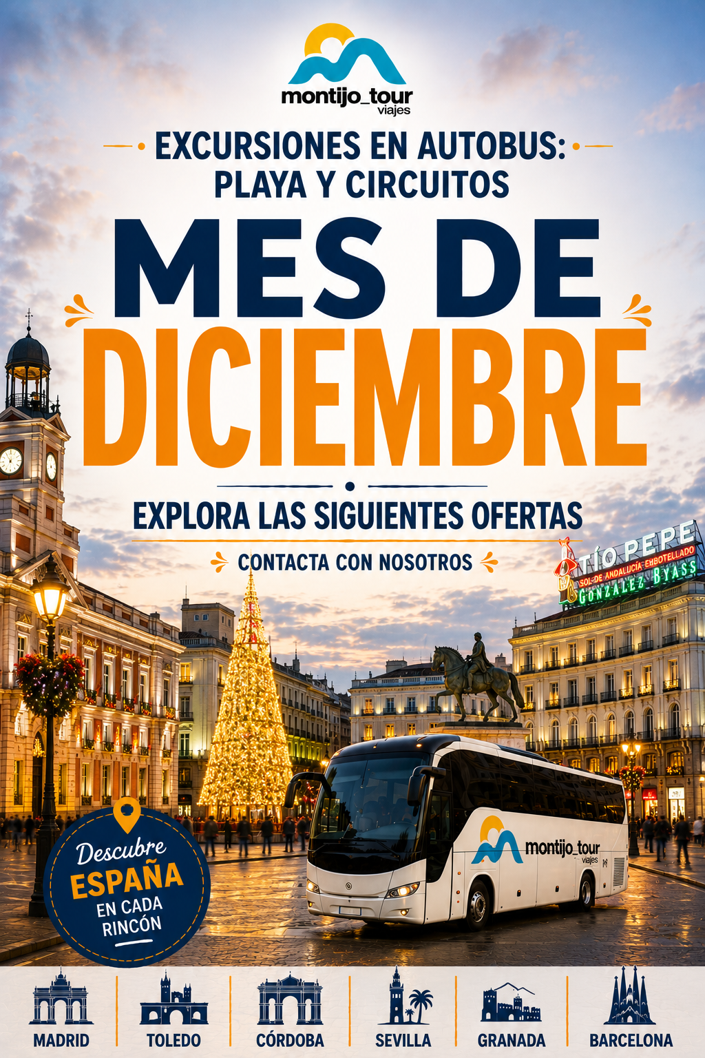 Octubre, Avila y Segovia, una noche, Autobus, hotel y todo incluido