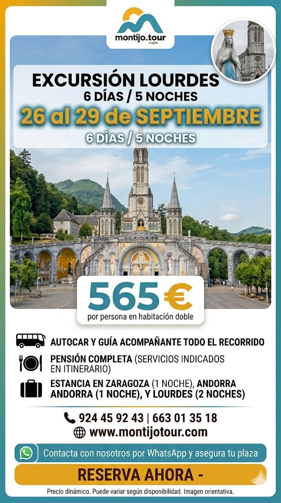 Septiembre, Lourdes, Autobus, hotel, interior,