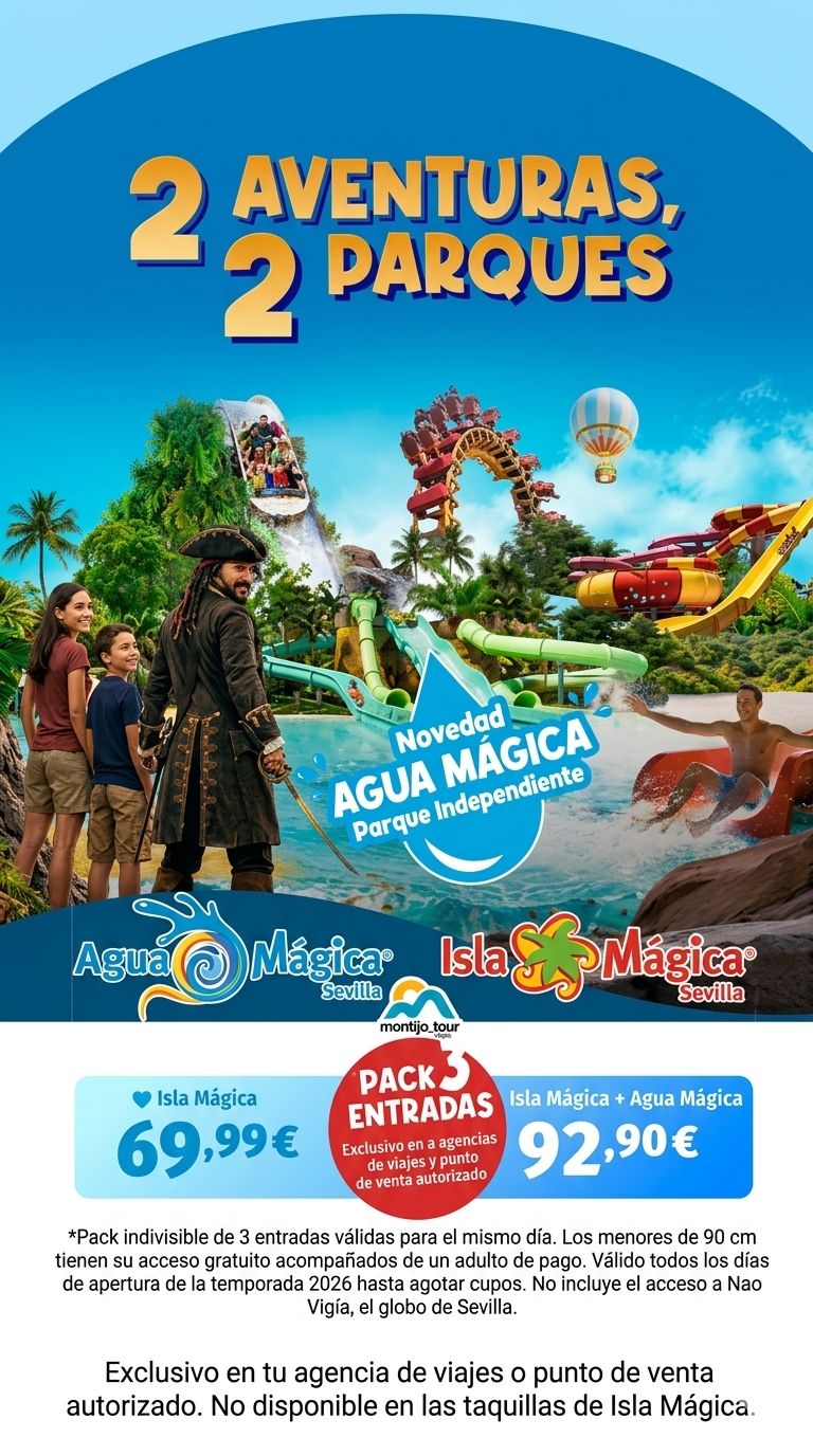 Parques de Atracciones, Verano 2026, Isla Mágica, Agua Mágica, Sevilla