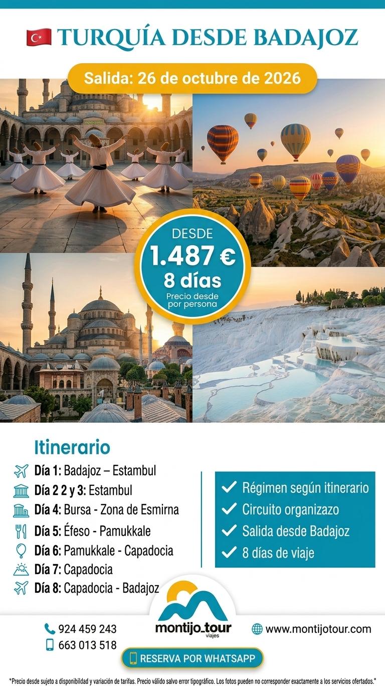 Turquia desde Badajoz, Octubre
