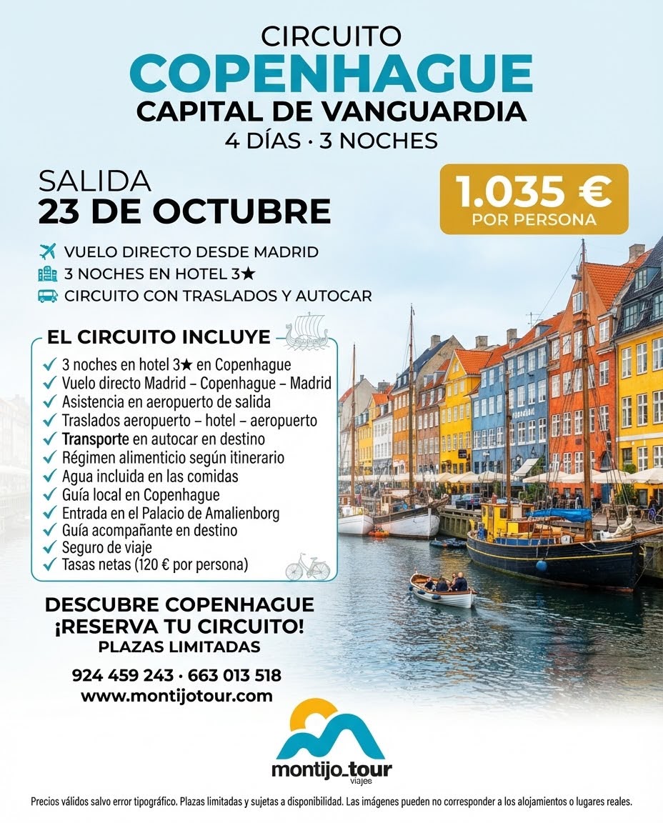 Copenhague, Octubre, 3 noches