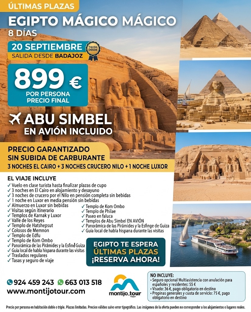 Egipto Mágico, Septiembre