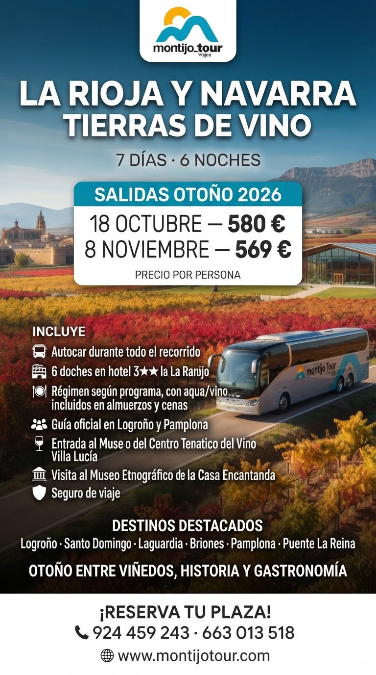La Rioja y Navarra, Octubre y Noviembre, Circuitos