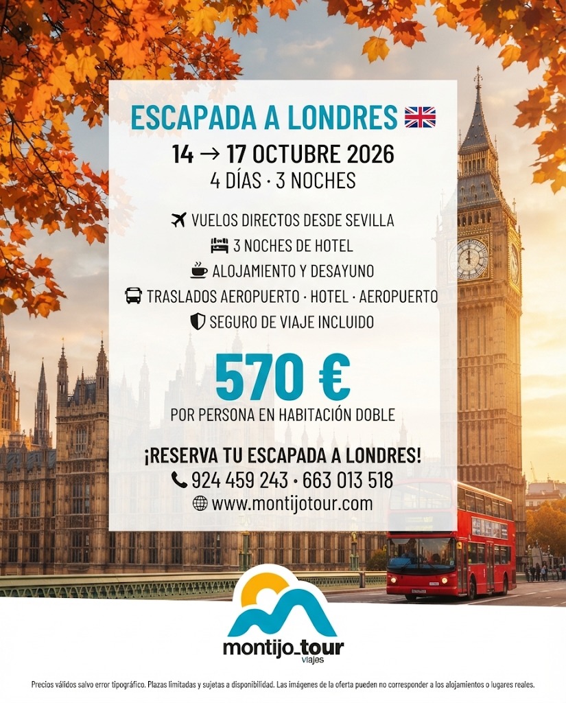 Londres, Octubre, desde Sevilla,