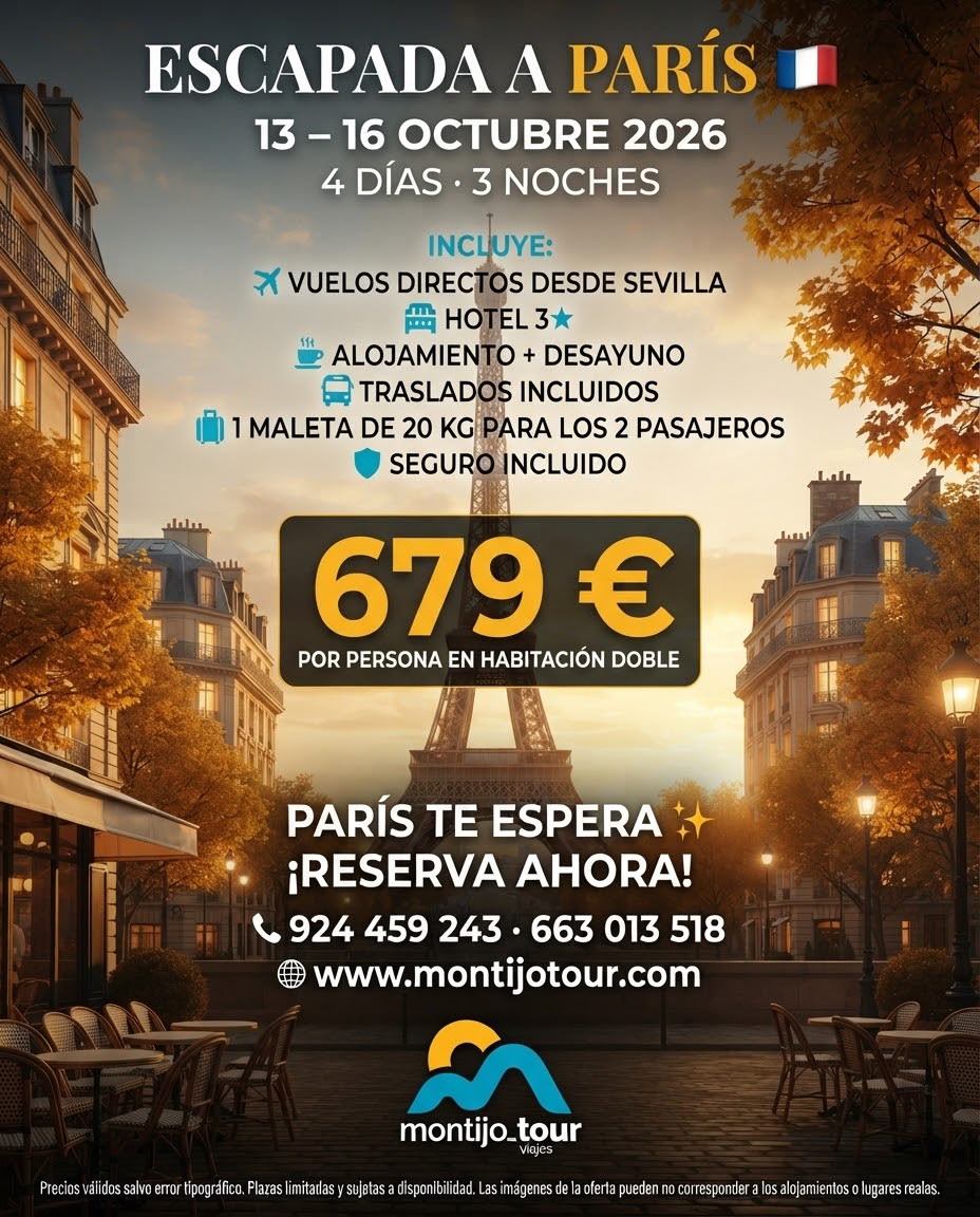 Paris, Octubre, desde Sevilla,