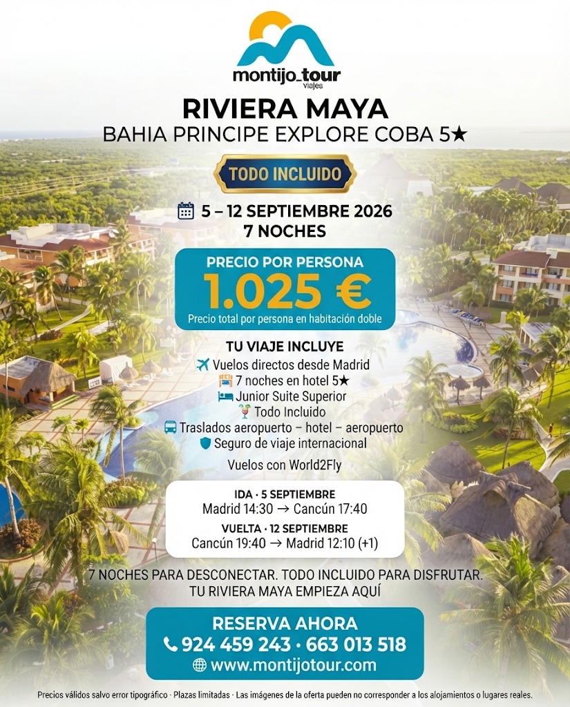 Rivera Maya, Septiembre, Todo incluido, Super Oferta
