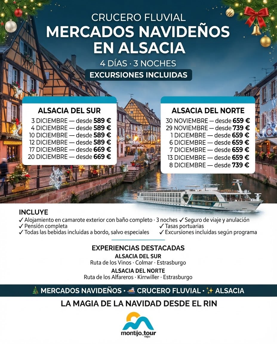 Alsacia, Mercadillo Navideño, 4 días,