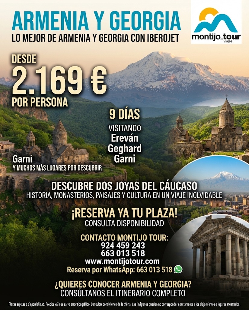 Armenia y Georgia, 9 días,
