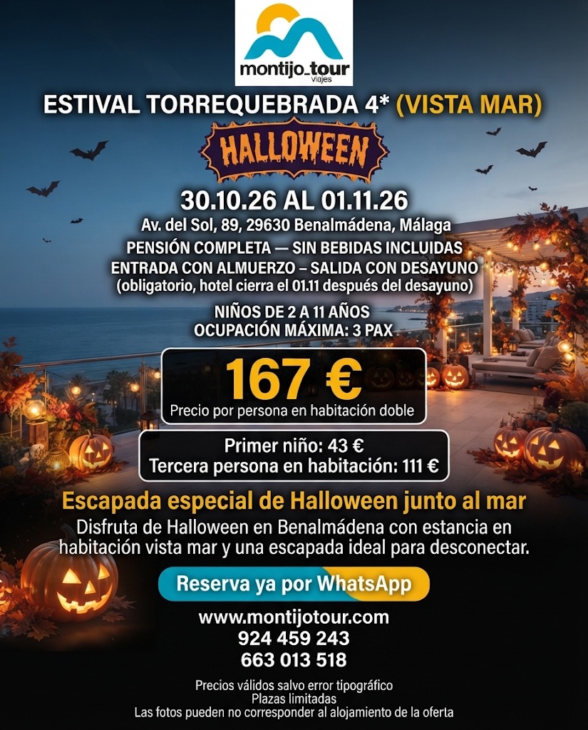 Halloween, playa, Benalmadena