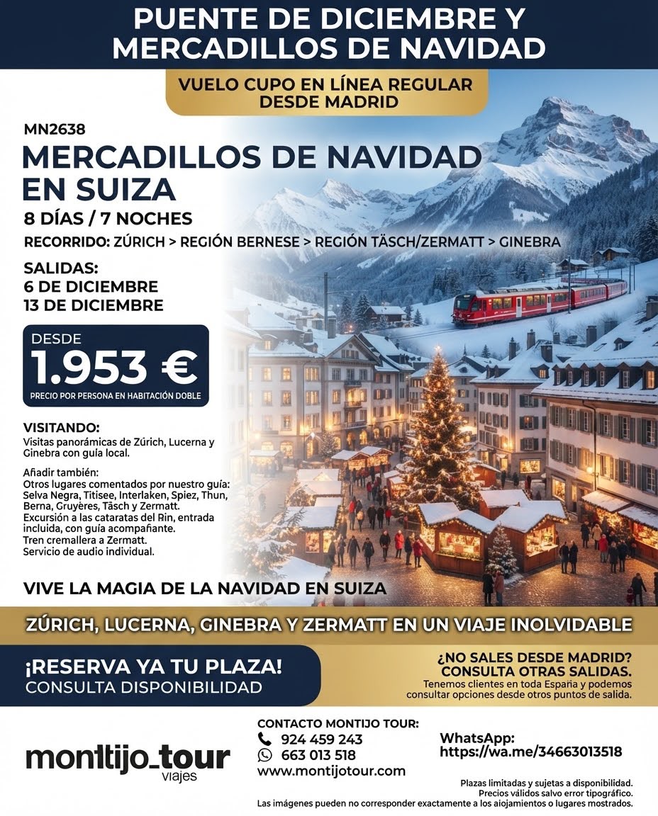 Mercadillo Navideño, Alemania, 8 días, diciembre