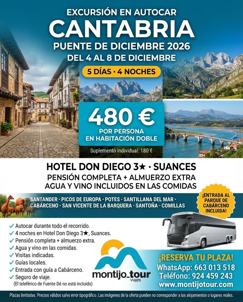 Cantabria, Puente Diciembre, con Autocar