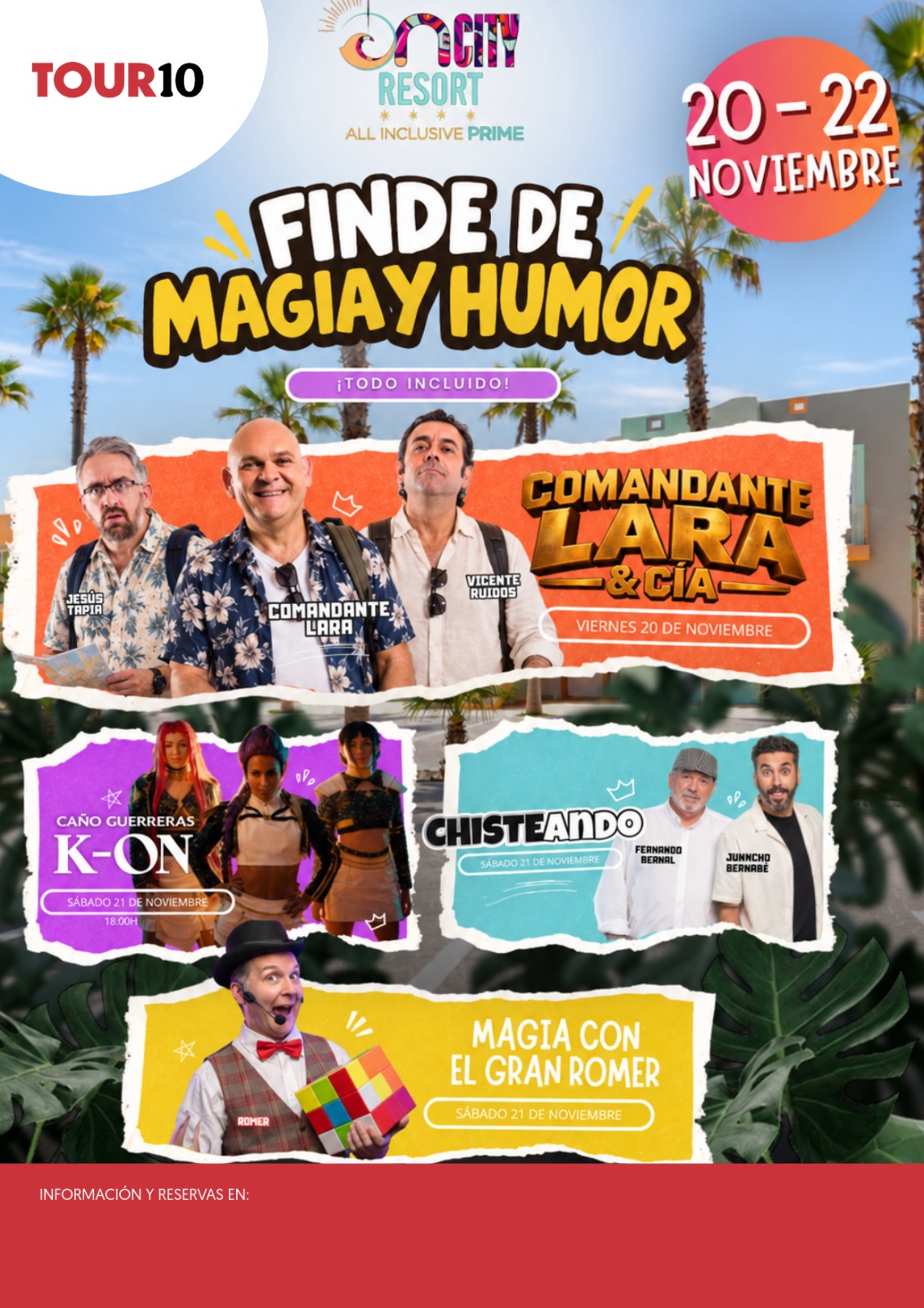 Matalascañas, On City Resort, Magia y Risas, Noviembre