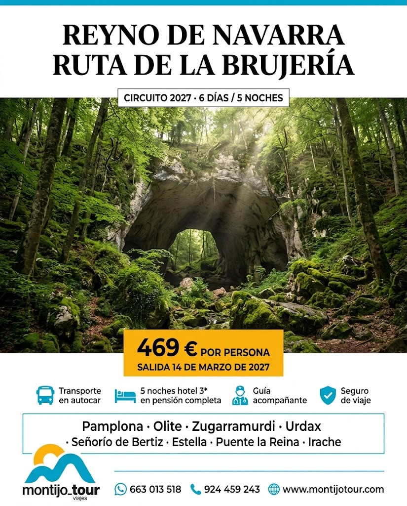 Navarra, Autocar, Marzo 2027, Ruta Brujeria