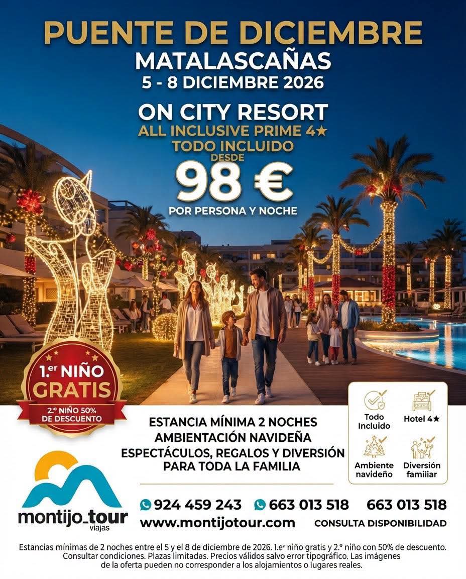 On City Resort, Matalascañas, Puente Diciembre,