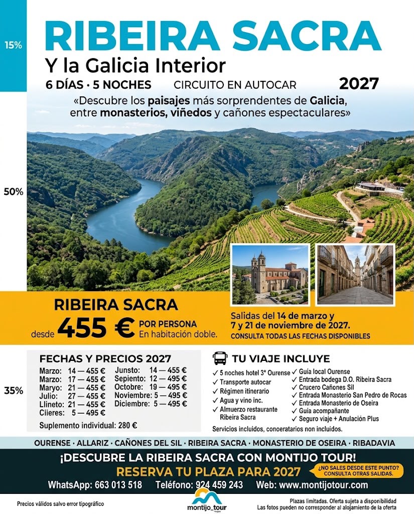 Ribeira Sacra, Galicia, 2027